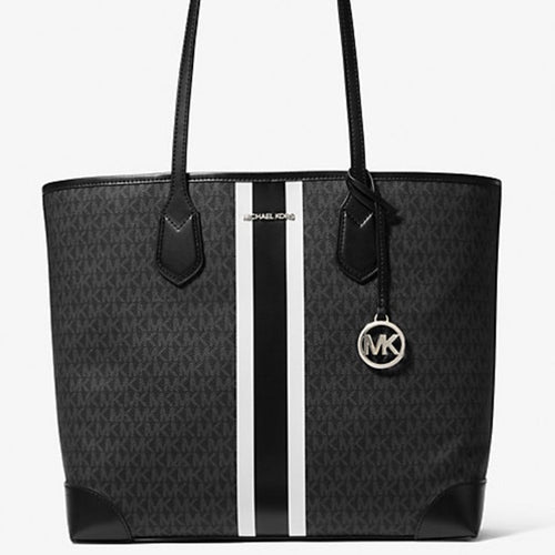 MICHAEL KORS Eva Large Logo Strike Tote Bag